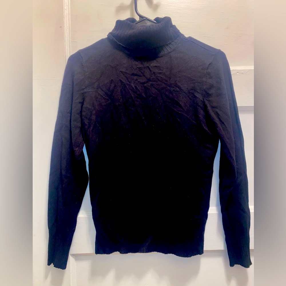 Super cute but too small size small turtle neck sweater